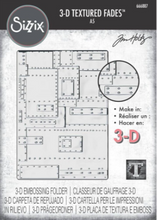Sizzix by Tim Holtz - 3-D Texture Fades - Foundry - Large A5