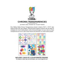 Dina Wakley MEdia Chroma Transparencies - Painted Elements