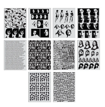 Dina Wakley MEdia Collage Paper - Bold - Pack of 20
