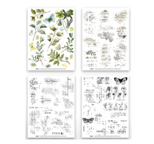 Arden Creative Studio Garden Chronicles Essentials 6x8 Inch Rub-On Transfer Set by Katie Pertiet