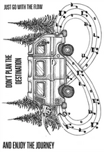Art Inspirations - Designs by Brogan O'Rourke - Enjoy the Journey - A6 - 7 Stamps