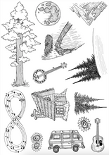 Art Inspirations - Designs by Brogan O'Rourke - Nature Elements - A5 - 26 Stamps