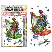 AALL & Create - Floating Harmonies - Carried Dreams - A6 Stamp Set - TP-1484