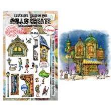 AALL & Create - Lantern Lane - Dreamtropolis - A6 Stamp Set - TP-1476