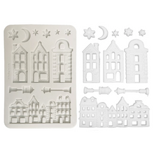 Stamperia - Classic Christmas Collection - A5 Silicone Mould - Christmas Village SAVE 10%