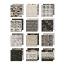 Tim Holtz Idea-ology - Palette Paper Collection: Charcoal Paper Pad -12"x12" - 200 GSM