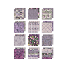 Tim Holtz Idea-ology - Palette Paper Collection: Purple Paper Pad -8"x8" - 200 GSM