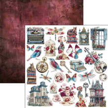 Ciao Bella - Bohemian Burgundy Collection - Paper Pad (12"x12")