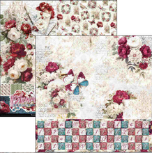 Ciao Bella - Bohemian Burgundy Collection - Patterns Pad (12"x12")
