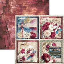 Ciao Bella - Bohemian Burgundy Collection - Patterns Pad (12"x12")
