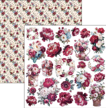 Ciao Bella - Bohemian Burgundy Collection - Patterns Pad (12"x12")