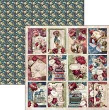 Ciao Bella - Bohemian Burgundy Collection - Patterns Pad (12"x12")