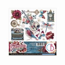 Ciao Bella - Bohemian Burgundy Collection - Fussy Cut Pad (6"x6")