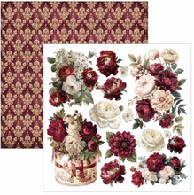 Ciao Bella - Bohemian Burgundy Collection - Fussy Cut Pad (6"x6")