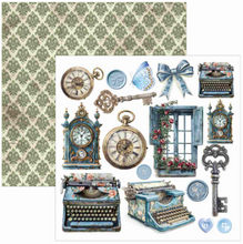 Ciao Bella - Bohemian Burgundy Collection - Fussy Cut Pad (6"x6")