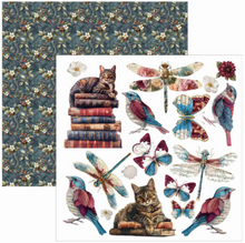 Ciao Bella - Bohemian Burgundy Collection - Fussy Cut Pad (6"x6")