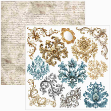 Ciao Bella - Bohemian Burgundy Collection - Fussy Cut Pad (6"x6")