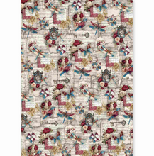 Ciao Bella - Bohemian Burgundy Collection - Rice Paper A5 MIXED 8 PACK