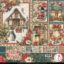 Ciao Bella - Merry & Bright Collection - Paper Pad (12"x12")