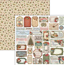 Ciao Bella - Merry & Bright Collection - Paper Pad (12"x12")