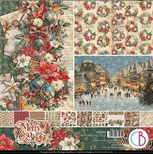 Ciao Bella - Merry & Bright Collection - Patterns Pad (12"x12")