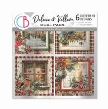 Ciao Bella - Merry & Bright Collection - Deluxe Paper Silver & Vellum Dual Pack - 6" x 6" Mixed - Pack of 6