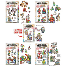AALL & Create - Autour De Mwa Festive Friends Bundle + Free Limited Edition A7 Stamp Set