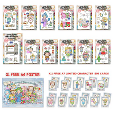 AALL & Create - Janet Klein Season Of Sparkle Stamp Bundle + FREE A4 Free Poster & Bio Cards