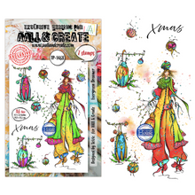 AALL & Create - Dreaming Carols - Evergreen Dreamer - A6 Stamp Set - TP-1468
