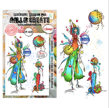 AALL & Create - Dreaming Carols - Aerial Carol - A6 Stamp Set - TP-1470