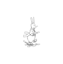 The Artistic Stamper - Alice Small White Rabbit Rubber Stamp