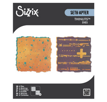 Sizzix Thinlits Die by Seth Apter Paper Cutz #1 (4pcs)