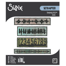 Sizzix Thinlits Die by Seth Apter Borderlines (7pcs)