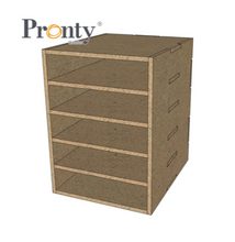 Pronty Crafts MDF Organizer Half Box Drawer