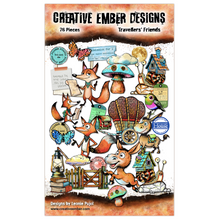 Aall & Create - Creative Ember Designs - Travellers' Friends - Ephemera Die-Cuts - A6