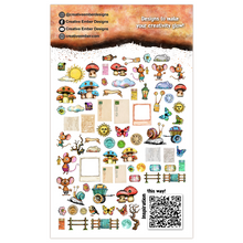 Aall & Create - Creative Ember Designs - Lost Luggage - Ephemera Die-Cuts - A6