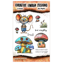 Aall & Create - Creative Ember Designs - But Mighty - A6 Stamp Set (9 Stamps)