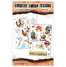Aall & Create - Creative Ember Designs - Not Lost... - Rub-On Transfer Set (2 x A5 Sheets)