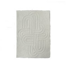Lamali Mandana Notebook – (Blanc / White Cover with White Pages) 72 Pages (15x21cm)