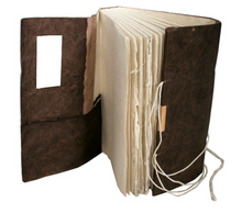 Lamali Carnet Sagarmata Travel Notebook – Veg1 (Chocolate Brown) 320 Pages (13.5x19.5cm)