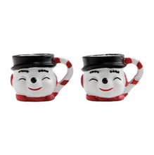 Tim Holtz Idea-ology Snowman Mugs, 2 Resin Decorations (Pre-order)