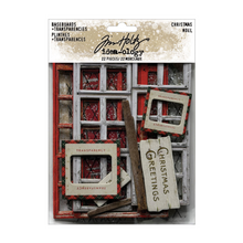 Tim Holtz Idea-ology Christmas Baseboards & Transparencies, 22 Pieces (Pre-order)