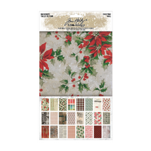 Tim Holtz Idea-ology Christmas Backdrops Paper, 24 Double-Sided Sheets (Pre-order)