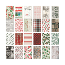 Tim Holtz Idea-ology Christmas Backdrops Paper, 24 Double-Sided Sheets (Pre-order)