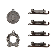 Tim Holtz Idea-ology Wonderland Metal Adornments, 6 Pieces (Pre-order)
