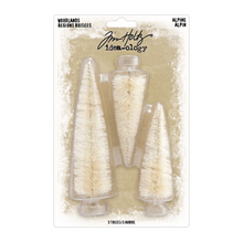 Tim Holtz Idea-ology Alpine Bottle-Brush Trees, Set of 3 (Pre-order)