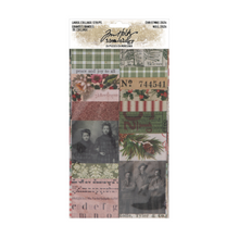 Tim Holtz Idea-ology Large Christmas Collage Strips, 24-Pack (Pre-order)