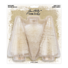 Tim Holtz Idea-ology Woodland Tree Lot, Large Set of 3