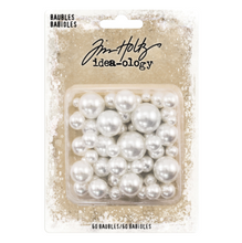 Tim Holtz Idea-ology Christmas Baubles, 60-Piece Pack
