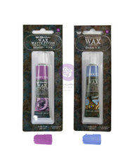 Finnabair Dreams Metallique & Matte Wax Set – Dark Ice & Shabby Pink (2 x 20ml)